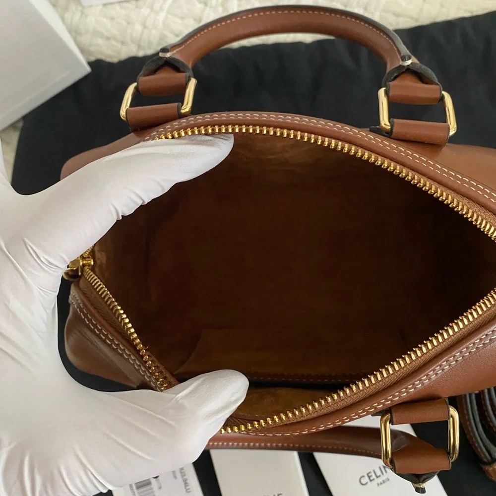 Celine Boston Small Tan Leather, Brand New - Picture 11 of 16